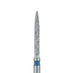 863 Fresa Diamante Llama Larga Grano Medio (Azul) para Turbina 1 Ud