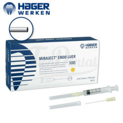 Agujas Miraject Endotec Luer 100u Hager Werken (40X0,5MM.)