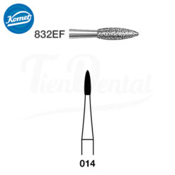 832EF.204.014 Fresa Diamante Contra ángulo Komet 5 ud