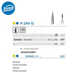 H246Q.314.009 Fresa Tungsteno Turbina 5 uds
