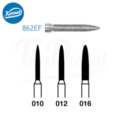 862EF.314 Fresa Diamante Turbina 5 Uds