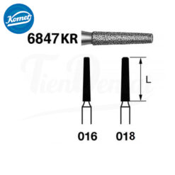 6847KR.314 Fresa Diamante Turbina 5 Uds