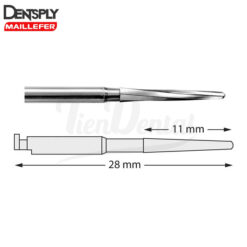 Fresas Zekrya 28 mm FG Dentsply Maillefer 5 uds