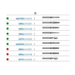 Fresero Komet 4573.314 para coronas de cerámica