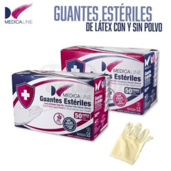 Guante Látex Estéril con Polvo 50 pares