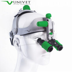 Headgear prismatic binoculars flip-up 3.5X ULTRA HD Univet