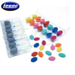 Kit Ligaduras elásticas color en mini módulos Leone 840 Uds