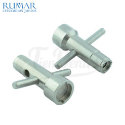 Llave doble para tapa interna y externa de turbinas Bien Air Prestige y tapa externa Ondine