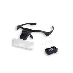 Lupas Binoculares con montura LED y 5 lentes