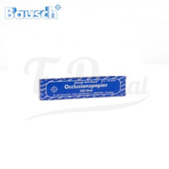 Papel Articular Fino 40 micras Bausch Cuadernillo 200 tiras Azul