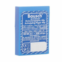 Papel Articular Fino 40 micras Caja 200 tiras Precortadas Azul