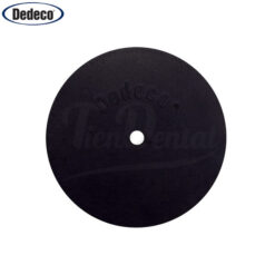 Pulidores de goma rueda negra Dedeco 100 Uds