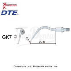 Punta ultrasonidos GK7 KaVo Sonicflex 2000 y 2003
