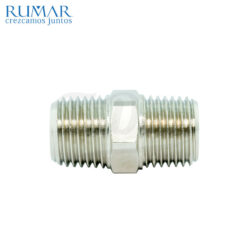 Racor unión 1/8″ macho a 1/8″ macho 1 Ud