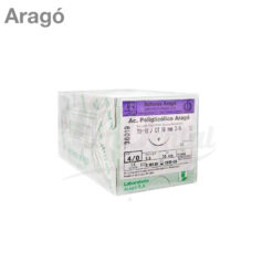 Sutura Absorbible TB10 Aragó 3/8 Tiangular 12mm 12 uds PGA