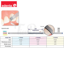 Tiras Diamantadas con sierra para Stripping edenta 10 Uds