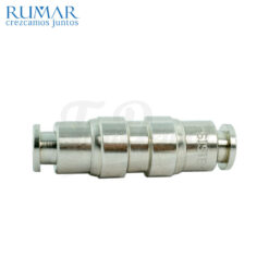 Unión rápida de enganche metálico 4mm x 6mm 1 Ud