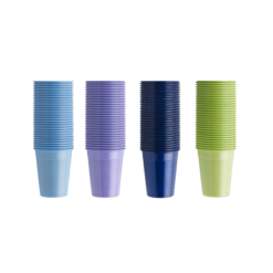 Vasos plástico desechables Colores 100uds