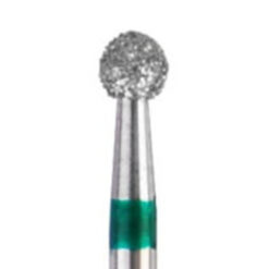 801 Fresa Diamante Bola Grano Grueso (Verde) para Turbina 1 Unidad