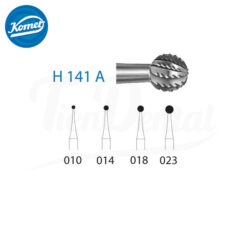 H141A 104 Fresa Tungsteno Pieza de Mano 5 uds