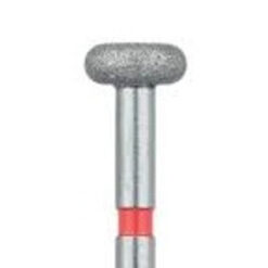 909 Fresa Diamante Rueda Grano Fino (Rojo) para Turbina 1 Ud