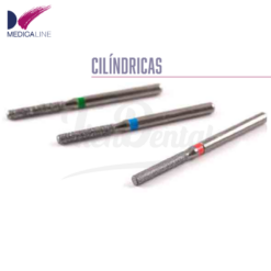 Fresa Diamante Turbina Cilindro XL Borde Redondeado 837KRF. (5 uds)