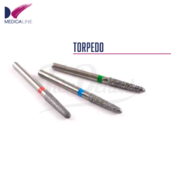 Fresa Diamante Turbina Torpedo Cónico 878K (5 uds)