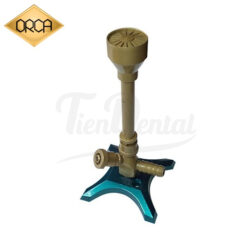Mechero Bunsen de gas butano con grifo ORCA