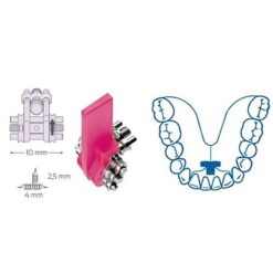 Tornillo Tridireccional Anatómico para Inferior Leone 5 Uds