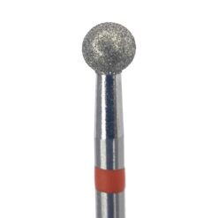 801 Fresa Diamante Bola Grano Fino (Rojo) para Turbina 1 Unidad