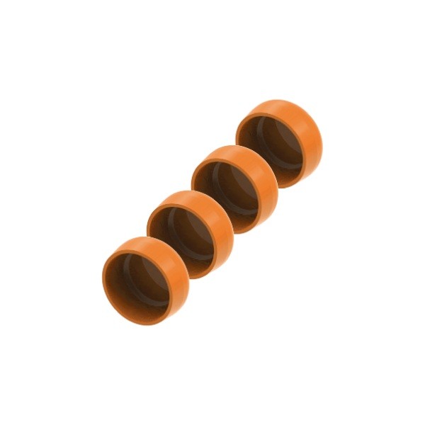 Pack 4 hembras Delta-Loc RND Naranja