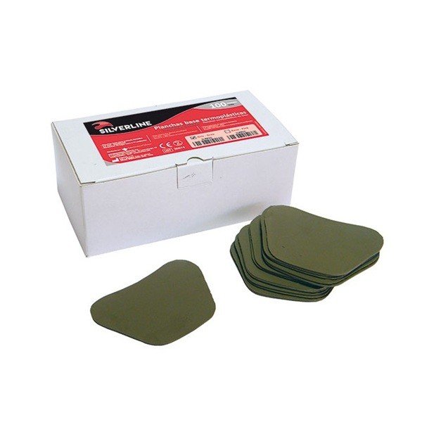Planchas Base Gris Superior Termopolimerizables 100 uds Silverline