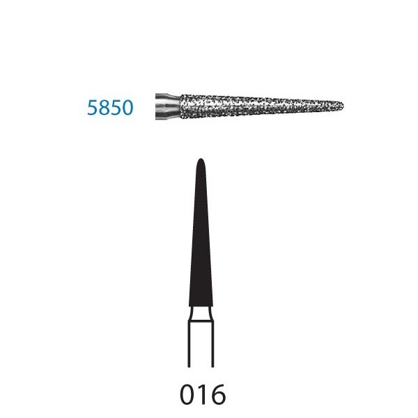 5850.314 Fresa Diamante Turbina 5 Uds