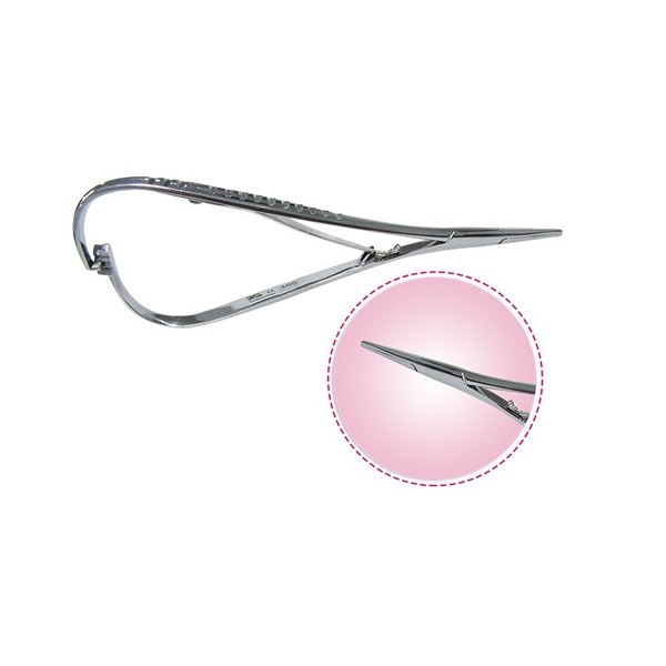 Porta-Agujas Mathieu Recto de Acero