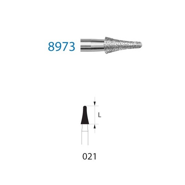 8973.314.021 Fresa Diamante Turbina 5 Uds