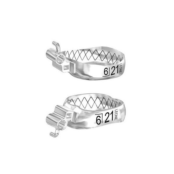 Bandas anatómicas WEB con tubos MIM presoldados Roth Leone 5 Uds