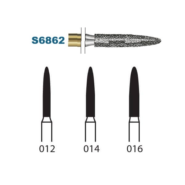 S6862.314 Fresa Diamante Turbina 1 Unidad