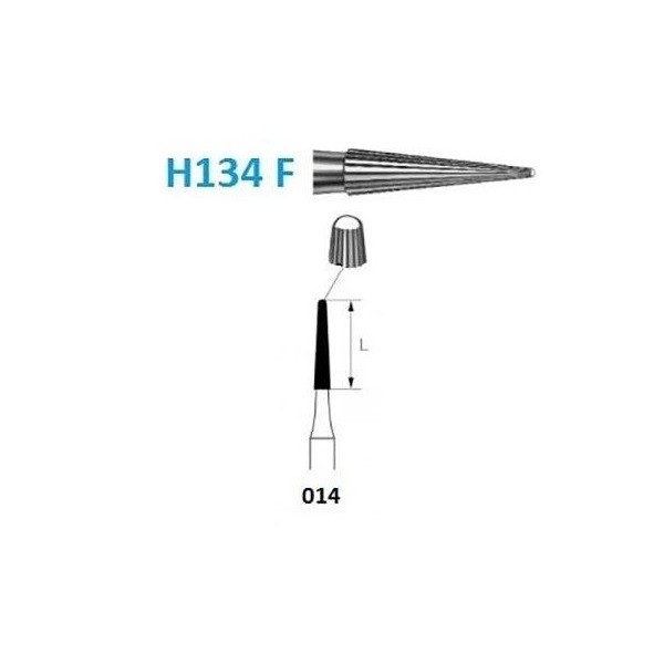 H134.314.014 Fresa Tungsteno Lanza Komet 5 uds