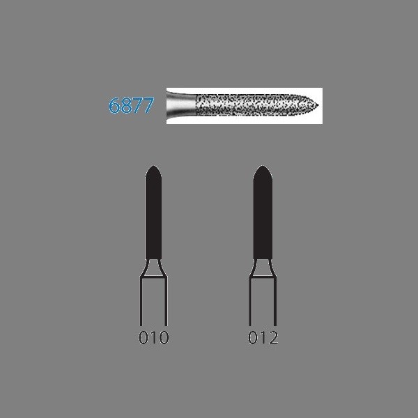 6877.314 Fresa Turbina Diamante 5 Uds