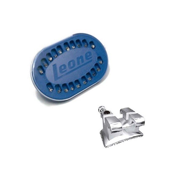 Brackets cementado directo metal Sistema Ricketts 018" Leone 1 Caso