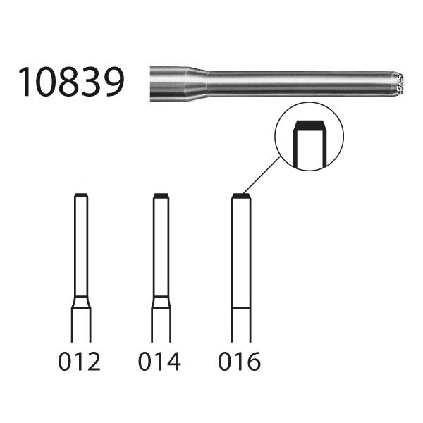 10839.314 Fresa Turbina Diamante 5 uds