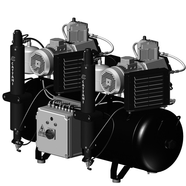 Compresor Cattani AC 600 Para 10 equipos