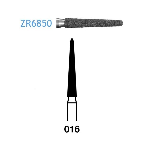 ZR6850.314.016 Fresa Turbina Diamante para Circonio Komet 1 Unidad