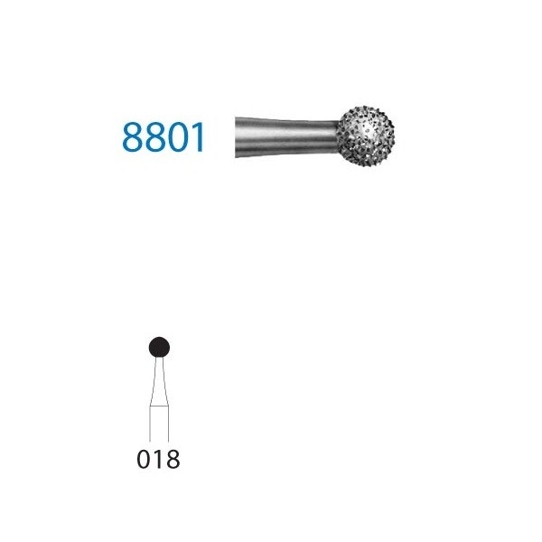 8801.204.018 Fresa Diamante Contra ángulo 5 Uds