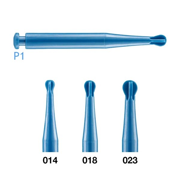 Polybur Fresas de Polímero Komet 4608.204 Kit 25 uds