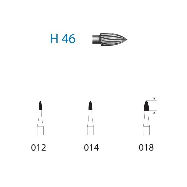 Fresa H46.314 Acabado de Composite Komet 1 Unidad