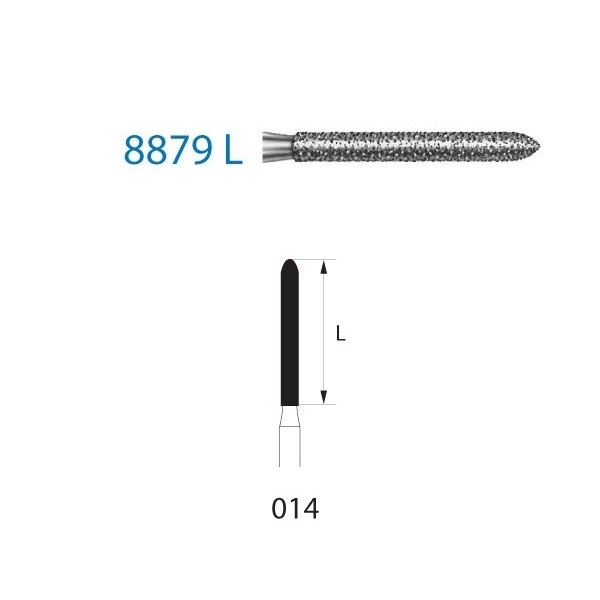 8879L.314.014 Fresa Turbina Diamante 5 Uds