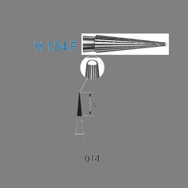 Fresa H134F.314.014 Tungsteno Lanza Komet 1 ud