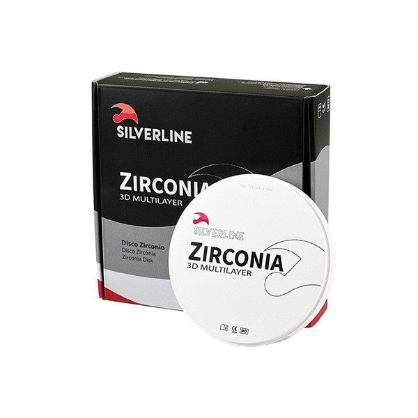 Disco de Zirconio 20mm Multilayer Diámetro 98mm Silverline