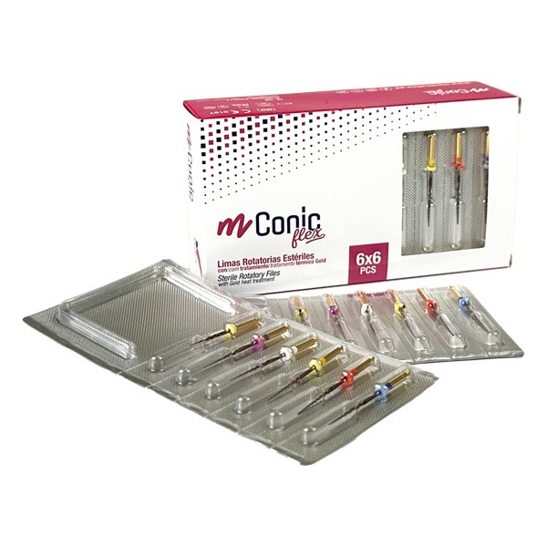 Limas MConic Flex Sistema Protaper Gold Medicaline 6 uds